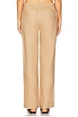 view 4 of 6 Balia Hipster Linen Pant in Latte