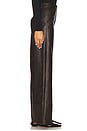 view 3 of 6 Marlowe Faux Leather Pant in Dark Choco