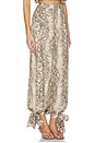 view 2 of 6 Alira Printed Balloon Pant in Snake Skin