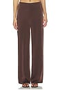 view 1 of 6 PANTALON DEVIN in Chocolate