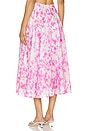 view 3 of 4 Mirabelle Midi Skirt in Pink Floral