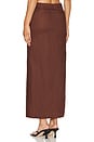 view 3 of 4 x REVOLVE Sita Maxi Skirt in Chocolate Brown