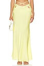 view 1 of 4 FALDA MAXI MARLI in Canary Yellow