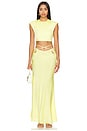 view 4 of 4 Marli Maxi Skirt in Canary Yellow