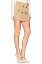view 2 of 6 JUPE MINI TAILLE MOYENNE JADEY in Camel
