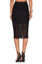view 3 of 4 Sienna Lace Midi Skirt in Black