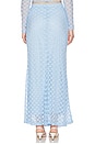 view 4 of 6 x REVOLVE Adoni Mid Rise Maxi Skirt in Cornflower