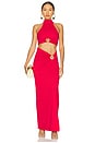 view 6 of 7 x REVOLVE Neve Maxi Skirt in Deep Red