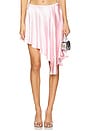 view 1 of 6 Andreama Asymmetric Skirt in Petal Pink