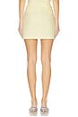 view 4 of 6 Delphi Linen Mini Skirt in Canary Yellow