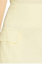 view 6 of 6 Delphi Linen Mini Skirt in Canary Yellow