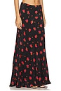 view 2 of 6 Monroe Maxi Skirt in Black Floral