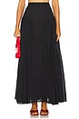 view 1 of 6 Amorette Cotton Maxi Skirt in Black