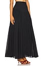 view 2 of 6 Amorette Cotton Maxi Skirt in Black