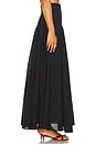 view 3 of 6 Amorette Cotton Maxi Skirt in Black