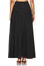 view 4 of 6 Amorette Cotton Maxi Skirt in Black