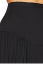 view 6 of 6 Amorette Cotton Maxi Skirt in Black
