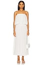 view 5 of 6 Corina Chiffon Maxi Skirt in Ivory