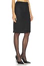 view 2 of 6 Phenix Faux Suede Skirt in Black