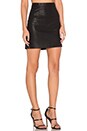 view 2 of 4 Snake Embossed Skirt in Black