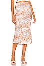 view 1 of 4 Kendal Bias Skirt in Paint Floral