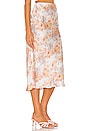 view 2 of 4 Kendal Bias Skirt in Paint Floral