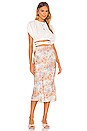view 4 of 4 Kendal Bias Skirt in Paint Floral