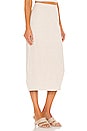 view 2 of 4 Midi Cut Out Skirt in Pebble