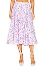 view 1 of 4 Mirabelle Midi Skirt in Lilac Floral