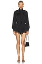 view 1 of 3 Petra Long Sleeve Playsuit in Black