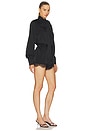 view 2 of 3 Petra Long Sleeve Playsuit in Black