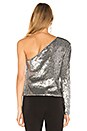 view 3 of 5 Sequined Top in Silver