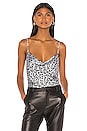 view 1 of 4 Leopard Cowl Cami in Silver Leopard