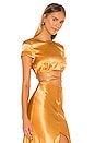 view 2 of 4 Mariyah Top in Tangerine