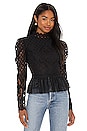 view 1 of 4 Tina Lace Top in Black