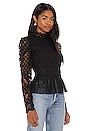 view 2 of 4 Tina Lace Top in Black