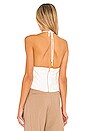 view 3 of 4 Key Hole Halter Top in Ivory