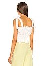 view 3 of 4 Linen Tie Cami in Orchid White