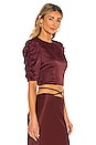 view 3 of 5 x REVOLVE Amelie Backless Top in Burgundy