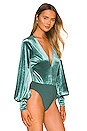 view 3 of 5 Bryony Bodysuit in Turquoise