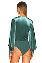 view 4 of 5 Bryony Bodysuit in Turquoise