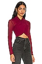 view 2 of 4 Aliyah Top in Burgundy