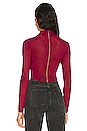 view 3 of 4 Aliyah Top in Burgundy