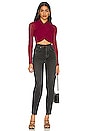 view 4 of 4 Aliyah Top in Burgundy