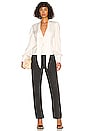 view 5 of 6 Tie Blouse in Ivory