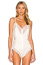 view 2 of 5 Lianni Lace Bodysuit in Orchid White