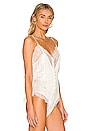 view 3 of 5 Lianni Lace Bodysuit in Orchid White