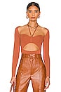 view 1 of 4 Maxwell Knit Top in Copper