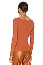 view 3 of 4 Maxwell Knit Top in Copper