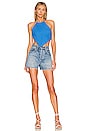 view 4 of 4 Knitted Halter Top in Cobalt